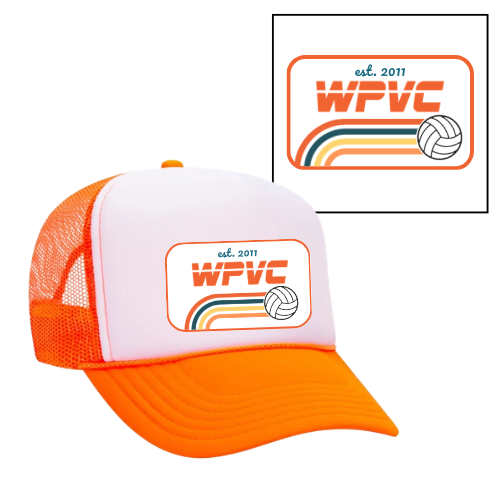 WPVC Trucker Hat - Orange/White